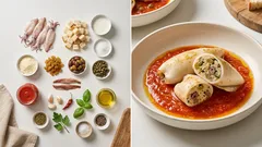 Calamari ripieni al sugo: il piatto “da trattoria” che puoi fare anche a casa