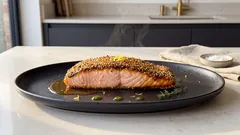 Salmone ai semi di sesamo in padella: croccante fuori e succoso dentro