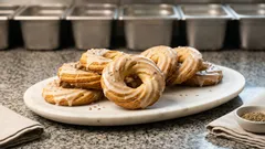 Ciambelle strozzose all’anice: doppia cottura e glassa al limone