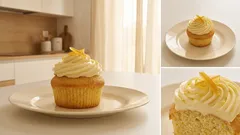Cupcake al limone soffici e profumati: la ricetta con glassa cremosa