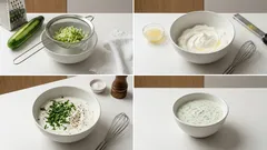 Salsa di cetrioli e menta allo yogurt greco: fresca, pronta in pochi minuti