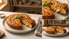 Frittata di spaghetti alta e filante: la ricetta perfetta per riciclare la pasta