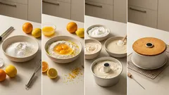 Torta fluffosa agli agrumi: alta e soffice, con crema al mascarpone e frutti di bosco