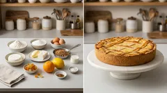 Pastiera napoletana alta e profumata: frolla friabile e ripieno cremoso, passo passo