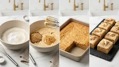 Torta al burro di arachidi in teglia con glassa al formaggio: soffice e golosa