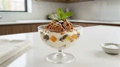 Scafazzata siciliana senza cottura: ricotta, canditi e cioccolato pronta in frigo