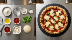 Pizza fatta in casa con crosta croccante: impasto 24 ore e cottura su base rovente