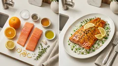 Salmone al forno agli agrumi e timo: il secondo elegante che riesce sempre