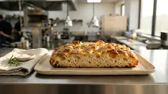 Focaccia fatta in casa con yogurt: soffice e alveolata, con tempi di cottura precisi