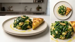 Mallone di rape e patate con pizza di granone: ricetta rustica, cremosa e saporita