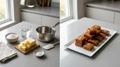 Caramelle mou fatte in casa: morbide, al burro e pronte da tagliare a quadrotti