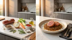 Cotechino con lenticchie di Capodanno: ricetta semplice, saporita e sempre affidabile