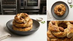 Taralli sugna e pepe come a Napoli: friabili e profumati di mandorle