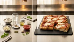 Pizza in teglia fatta in casa: impasto morbido e base ben cotta, senza stress